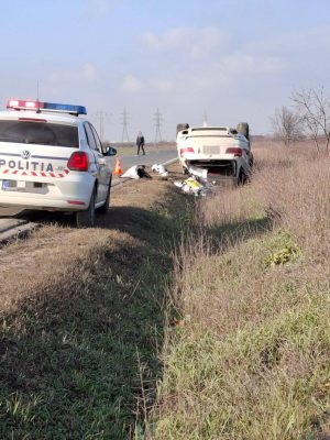 Read more about the article Accident rutier soldat cu patru persoane rănite, la Răcari!