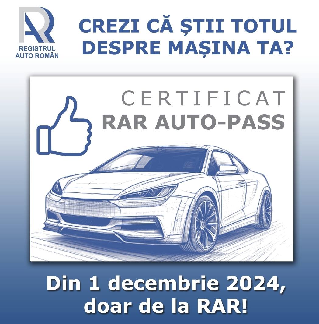 You are currently viewing RAR AUTO-PASS: „RMN-ul” mașinii tale la un click distanță!
