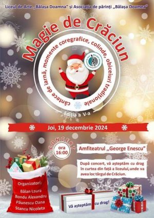 Read more about the article Magie de Crăciun, pe 19 decembrie, la Liceul „Bălașa Doamna” din Târgoviște