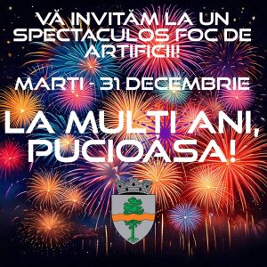 Read more about the article Tradiționalul foc de artificii va lumina și la finalul acestui an cerul orașului Pucioasa