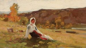 Read more about the article Tabloul „Ţărăncuţă odihnindu-se” al lui Nicolae Grigorescu, vândut la licitaţie cu 365.000 euro