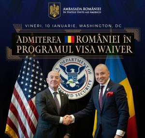 Read more about the article Eveniment de oficiere, la Washington, a intrării României în programul Visa Waiver