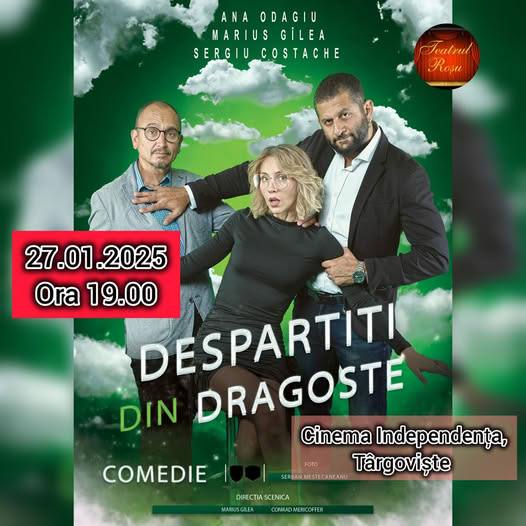 You are currently viewing Premieră la Cinema Independența – „Despărțiți din Dragoste”, cu Ana Odagiu