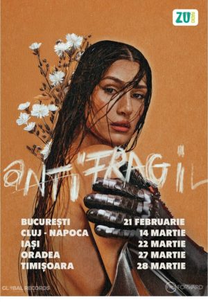 Read more about the article Alina Eremia pornește în turneul național „Antifragil” – o experiență muzicală profundă alături de fani!