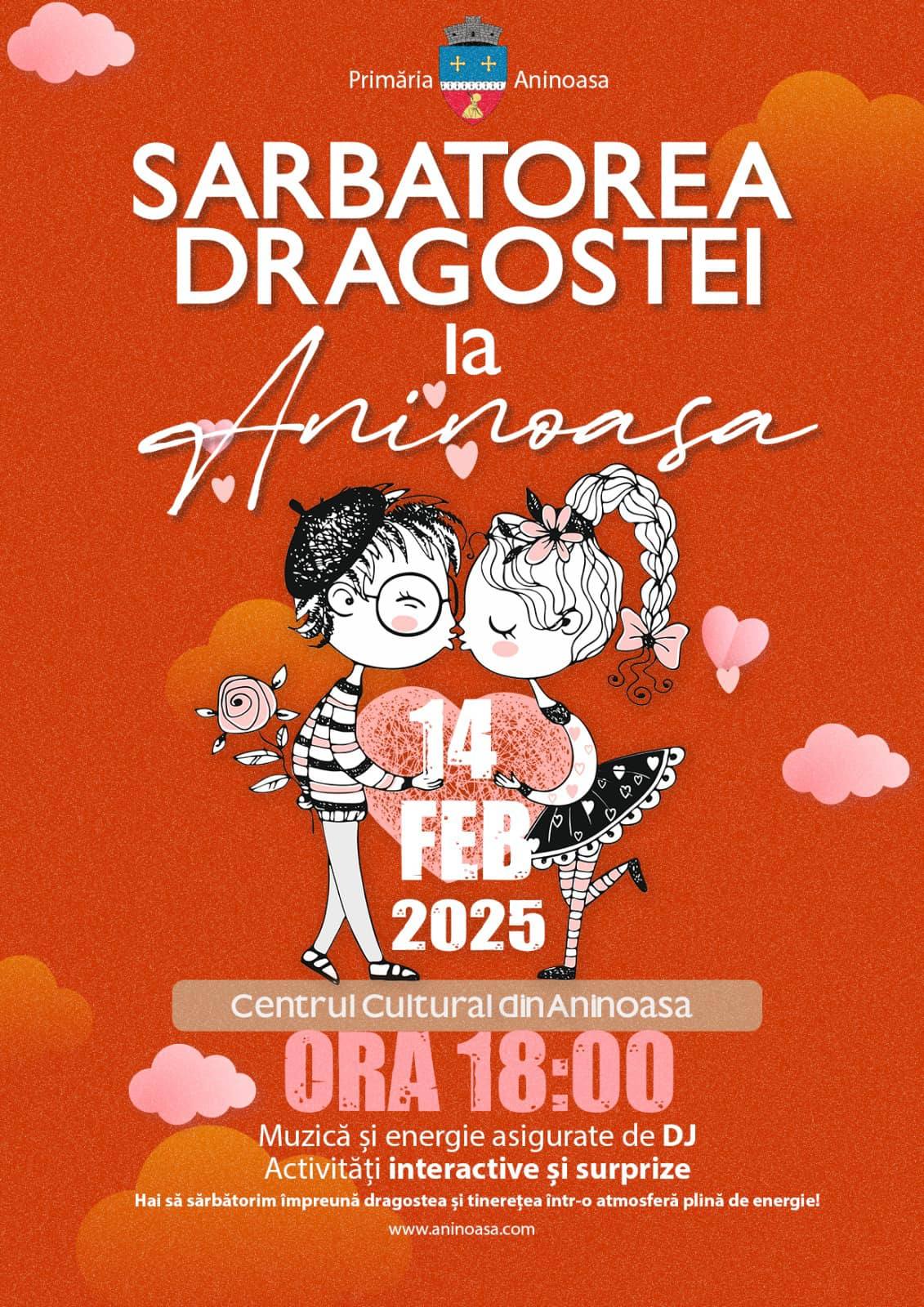 You are currently viewing Vineri va avea loc, la Aninoasa, Sărbătoarea Dragostei
