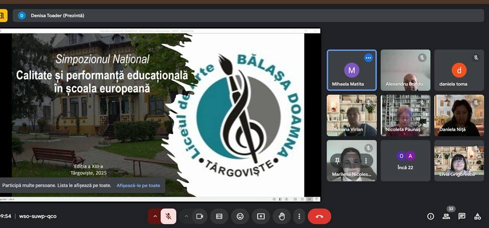 You are currently viewing Simpozion național organizat de Casa Corpului Didactic Dâmbovița și Liceul ,,Bălașa Doamna” din Târgoviște