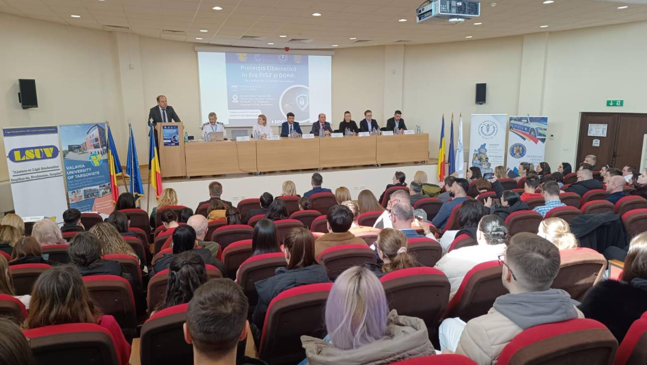 You are currently viewing Workshop pe tema protecției cibernetice, organizat de Camera de Comerț și Poliția Română, la Universitatea Valahia din Târgoviște