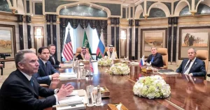 Read more about the article Reprezentanţii Rusiei și ai SUA discută la Riad, în Arabia Saudită, despre Ucraina