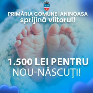Read more about the article Stimulent financiar de 1.500 lei pentru fiecare nou-născut, oferit de administrația locală din Aninoasa