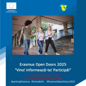 Read more about the article Erasmus Open Doors, mâine, la Universitatea Valahia din Târgoviște
