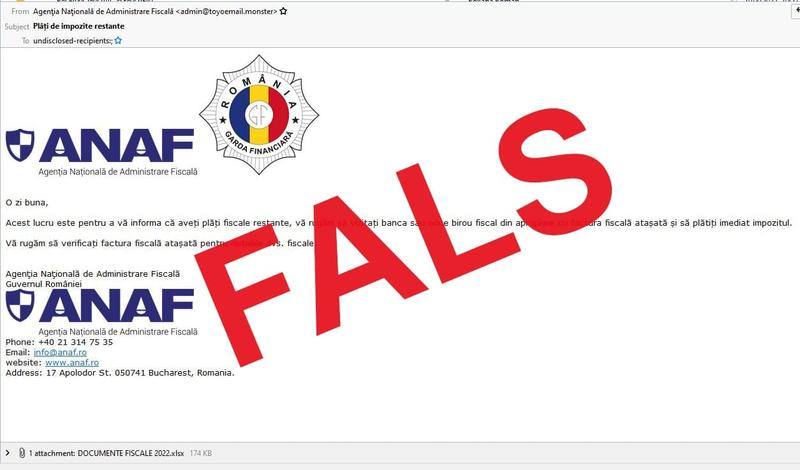 You are currently viewing Atenție, mesaje false: Popriri fictive, în numele ANAF!