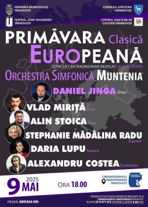 Read more about the article „Primăvara Clasică Europeană” – Concert de muzică clasică la Cinematograful Independența din Târgoviște