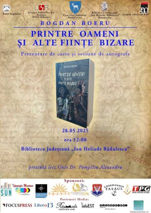 Read more about the article O nouă lansare de carte va avea loc la Biblioteca Judeţeană Dâmboviţa