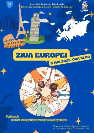 Read more about the article Ziua Europei a fost marcată la Filiala pentru Copii a Bibliotecii Județene Dâmbovița 