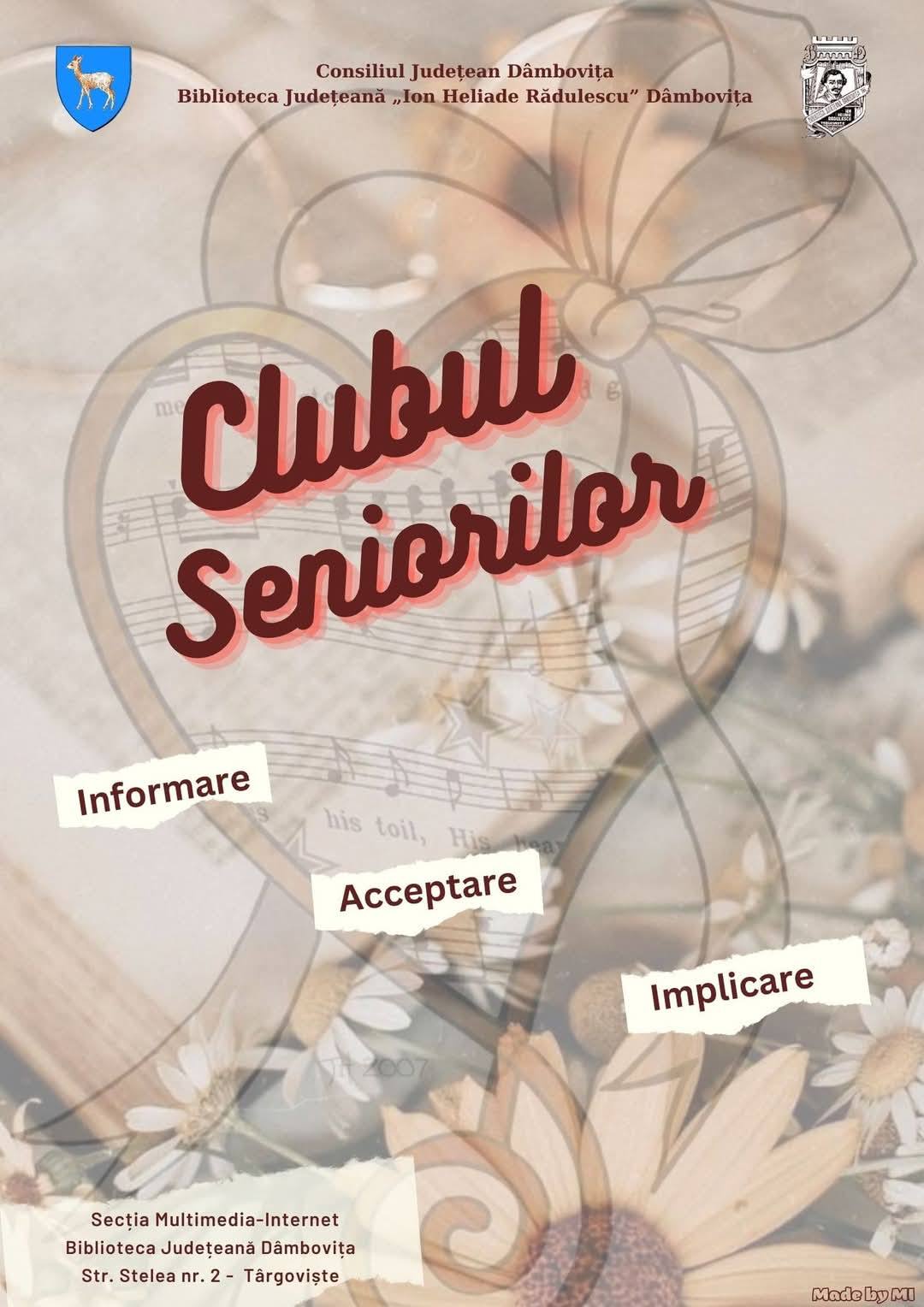 You are currently viewing La Biblioteca Județeană Dâmbovița a avut loc o nouă întâlnire a membrilor Clubului Seniorilor