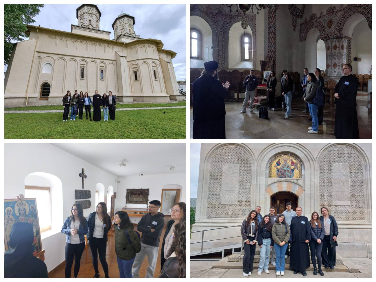 You are currently viewing PROFESORI ȘI ELEVI DIN PORTUGALIA ÎN VIZITĂ LA MÂNĂSTIRI DIN ARHIEPISCOPIA TÂRGOVIȘTEI