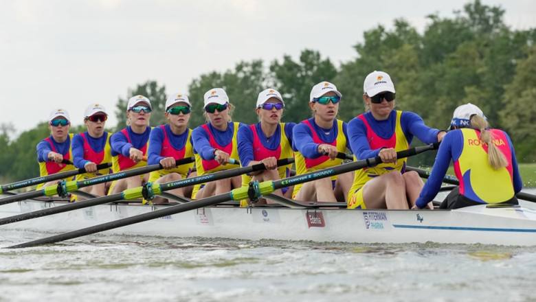 You are currently viewing Echipajele României de dublu rame masculin și feminin au câștigat medalii de aur și au stabilit noi recorduri europene, la Campionatele Europene de la Plovdiv