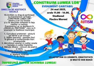 Read more about the article Eveniment caritabil pentru sprijinirea copiilor cu autism, sâmbătă, la Moreni