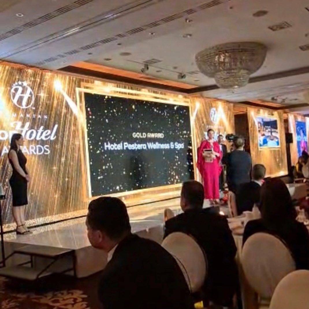 You are currently viewing Hotel Peșterea Wellnes & Spa a câștigat locul 1 la categoria Best Upgrade, în cadrul concursului Top Hotel Awards