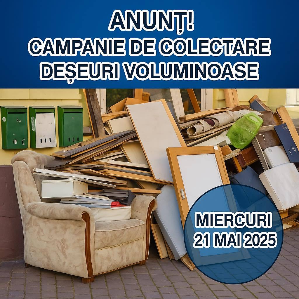 You are currently viewing Campanie de colectare a deșeurilor voluminoase, la Titu