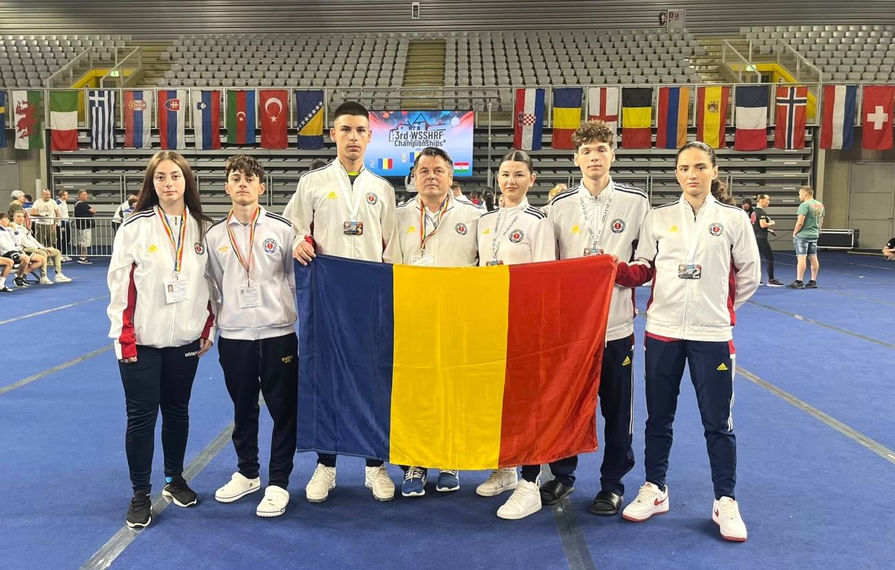 You are currently viewing Sportivii de la CS Târgoviște, de patru ori pe podium la Campionatul Mondial de Karate Shito-Ryu