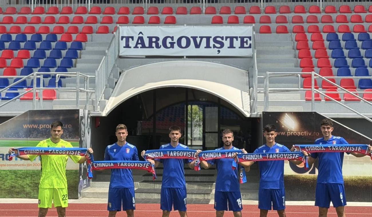 You are currently viewing 6 jucători și-au prelungit contractele cu Chindia Târgoviște! Alți 7 s-au despărțit de gruparea dâmbovițeană