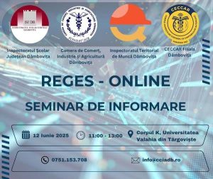Read more about the article SEMINAR PE TEMA IMPLEMENTĂRII REGES – ONLINE, PE 12 IUNIE, ÎN CORPUL K