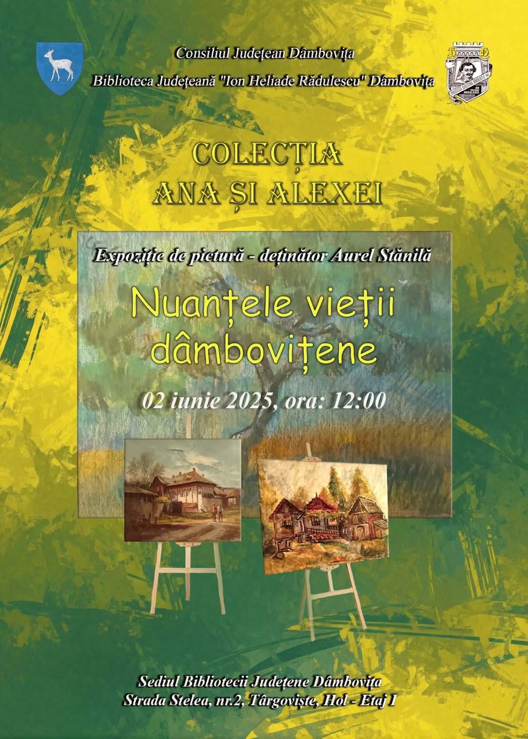 You are currently viewing „Nuanțele vieții dâmbovițene” – Expoziție de pictură la Biblioteca Județeană Dâmbovița