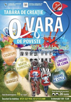 Read more about the article Activități inedite la tabăra de creație „O vară de poveste”