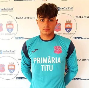 Read more about the article Achiziție importantă făcută de Urban Titu! Portarul Andres Brînzea, primul transfer realizat de divizionara C în această vară