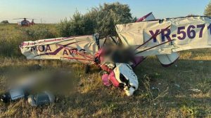Read more about the article Un avion de mici dimensiuni s-a prăbușit în Delta Dunării. Două persoane au murit