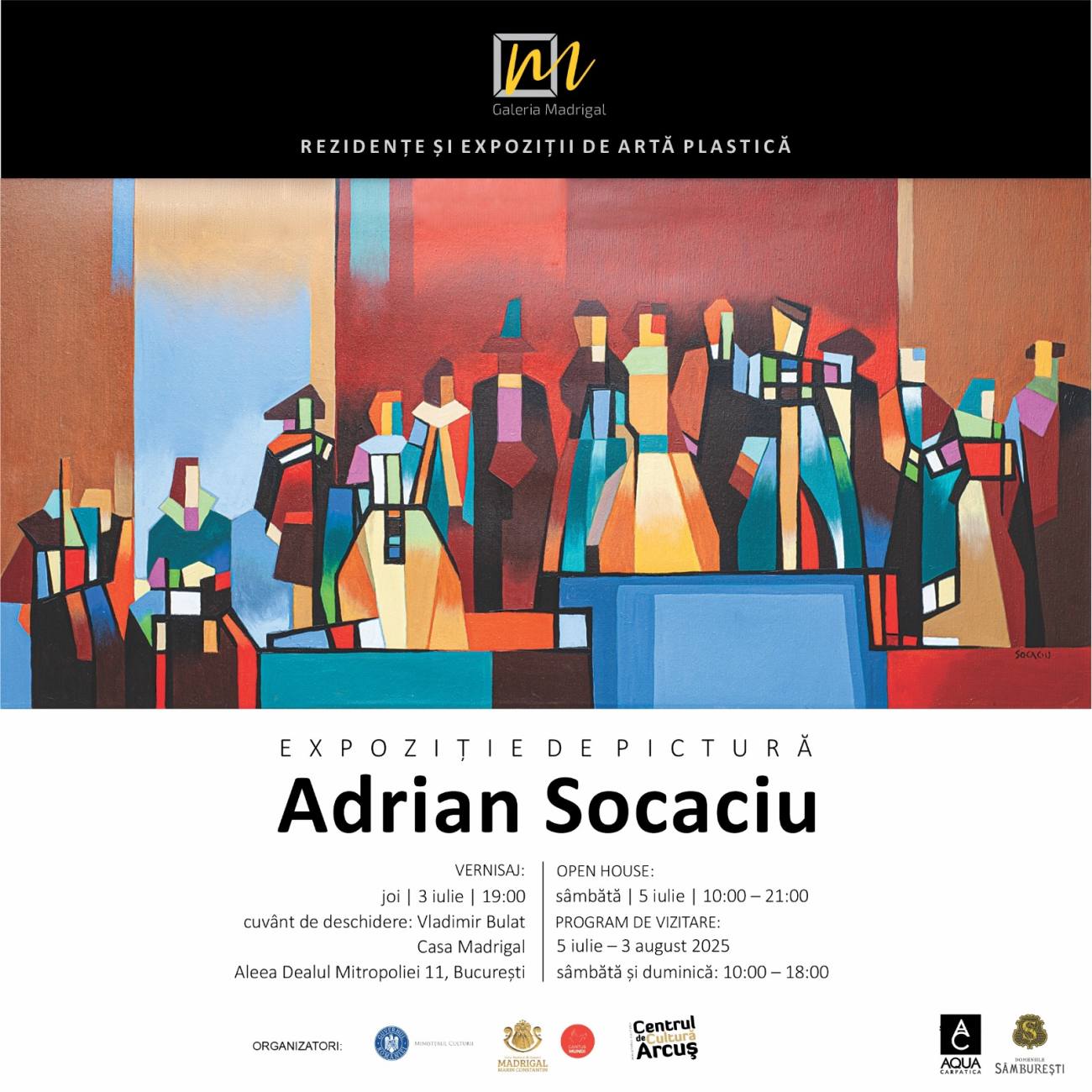 You are currently viewing Galeria Madrigal vernisează expoziția pictorului Adrian Socaciu
