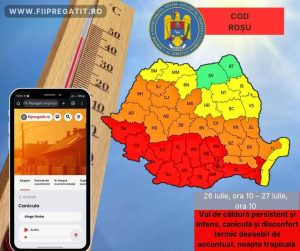 Read more about the article Recomandările ISU Dâmbovița pentru populație, în contextul Codului Roșu de caniculă anunțat de meteorologi