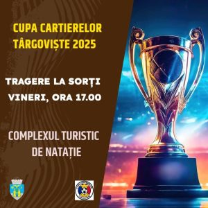 Read more about the article O noua ediție a Cupei Cartierelor la fotbal debutează, luni, la Târgoviște! Tragerea la sorți pentru stabilirea grupelor are loc mâine