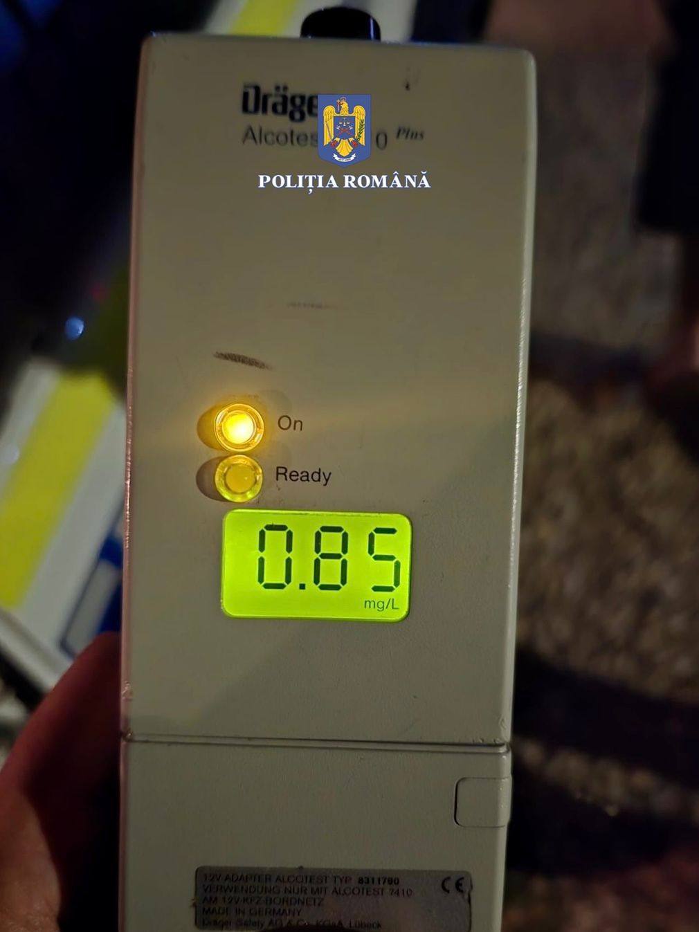 You are currently viewing ULIEȘTI: Dosar penal pentru un tânăr șofer, depistat conducând cu alcoolemie uriașă!