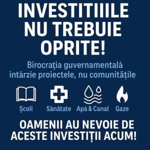 Read more about the article Ionuț Bănică, primar Corbii Mari: „Ne condamnați pentru o vină care vă aparține vouă, prin legislația stufoasă și procedurile absurde”