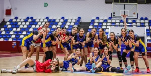 Read more about the article Naționala de baschet feminin U16 a României continuă în elita baschetului european și încheie FIBA U16 EUROBASKET pe locul 9