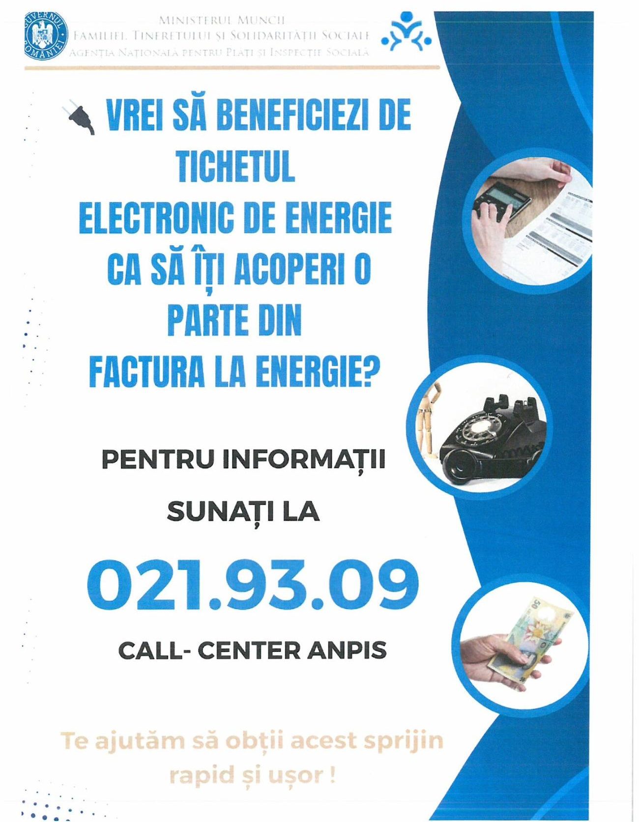 You are currently viewing Primăria Nucet: Tichete electronice de energie pentru persoanele cu venituri reduse