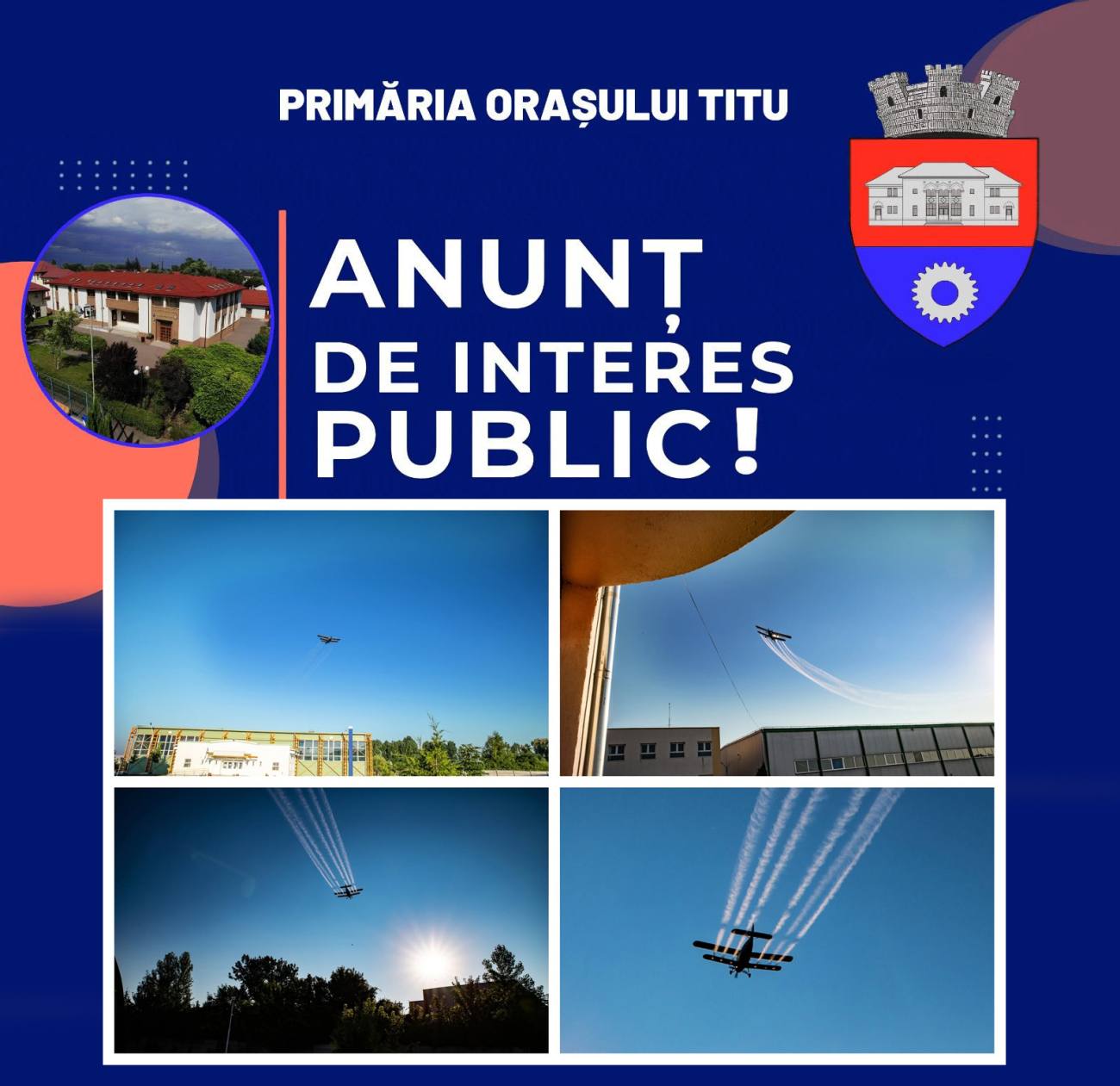 You are currently viewing O nouă acțiune de dezinsecție aviochimică va avea loc săptămâna viitoare, la Titu