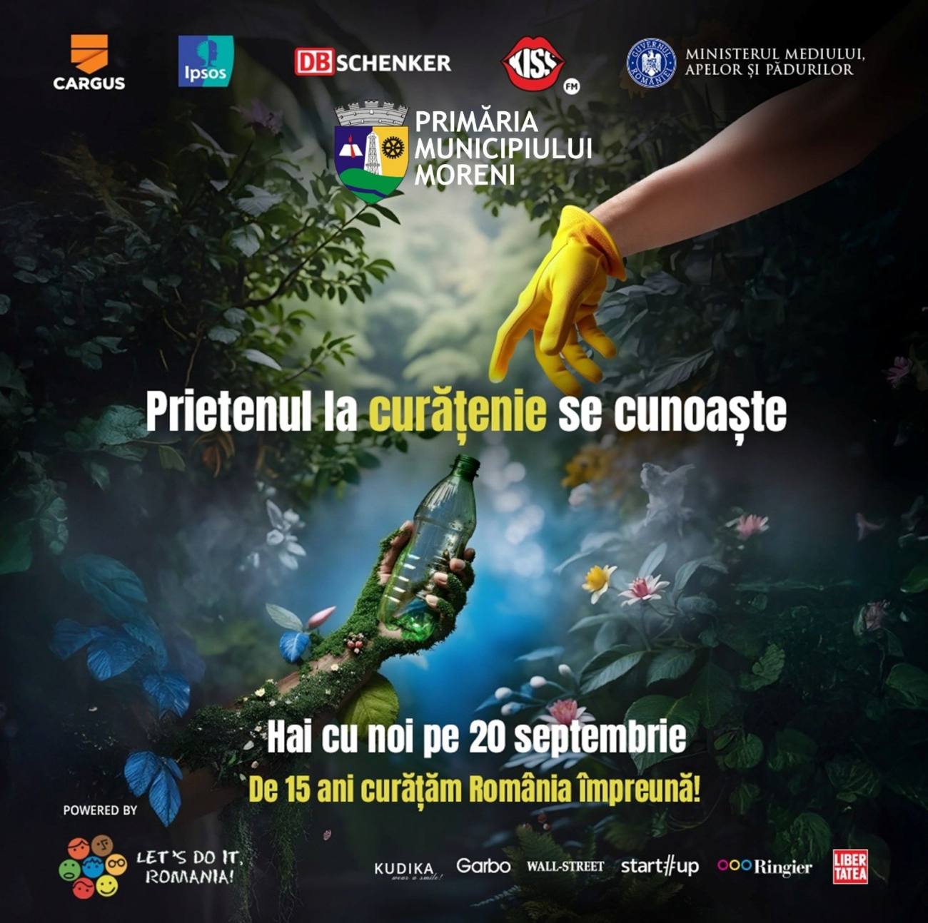 You are currently viewing Municipiul Moreni se alătură Zilei de Curățenie Națională