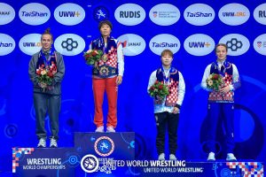 Read more about the article O luptătoare din România, medaliată cu bronz la Campionatul Mondial din Croația