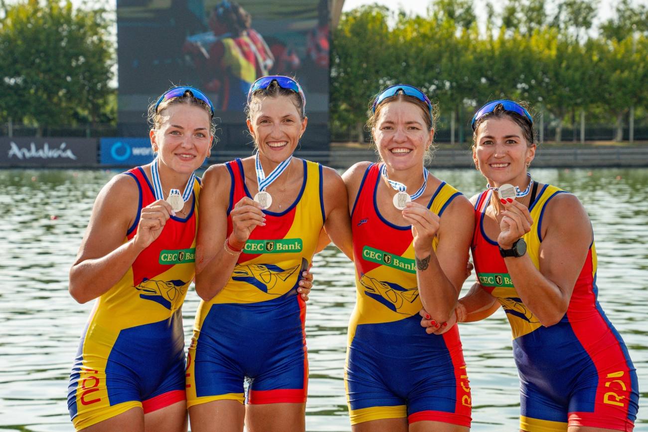 You are currently viewing România, din nou pe podium la Campionatul Mondial de Canotaj de la Shanghai! Bărcile de patru rame feminin și patru rame masculin au adus medalii de argint