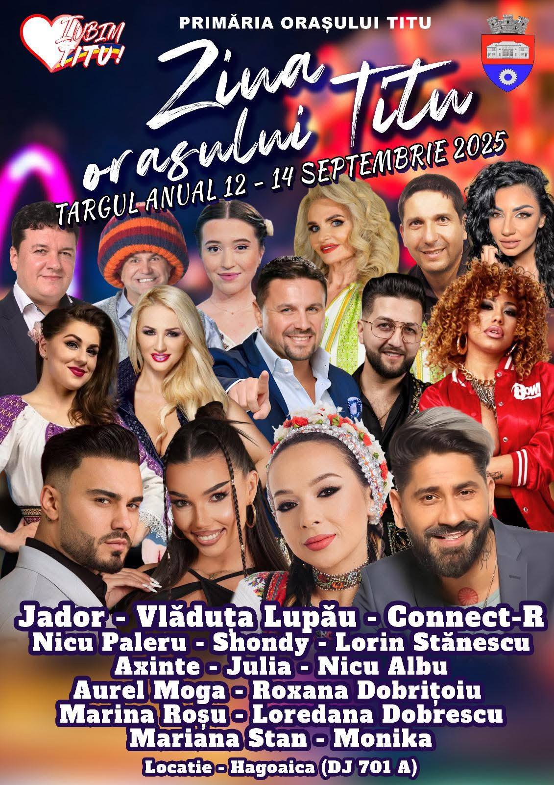 You are currently viewing Sărbătoare, la Titu, în perioada 12 – 14 septembrie. Administrația locală pregătește prima ediție a Zilelor Orașului