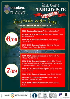 Read more about the article Copiii sunt vedetele weekendului, la Zilele cetății Târgoviște 2025