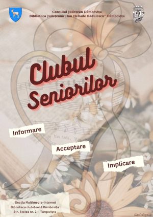 Read more about the article Activități culturale desfășurate de Clubul Seniorilor la Biblioteca Județeană „Ion Heliade Rădulescu” 