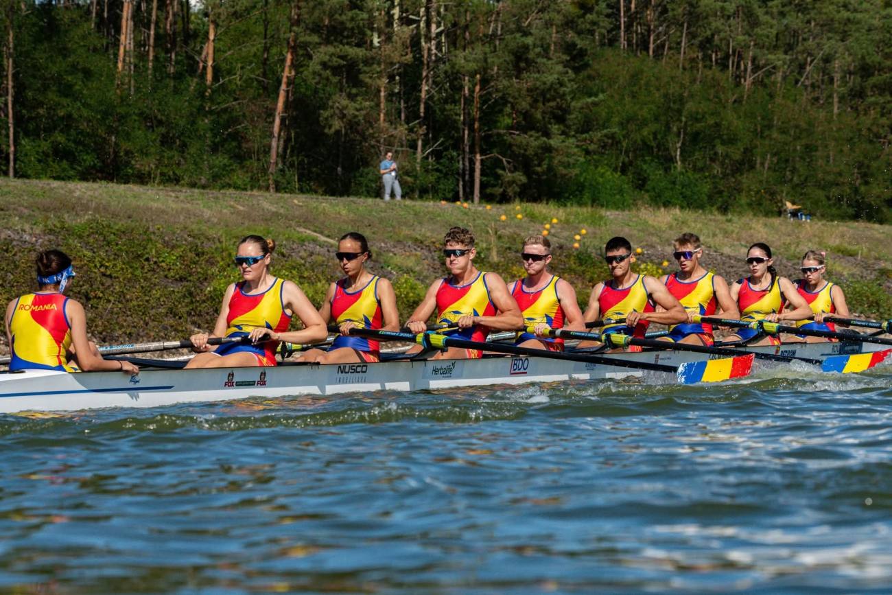 You are currently viewing România s-a clasat pe locul 1 în clasamentul pe națiuni la Campionatele Europene de Canotaj U23 de la Racice