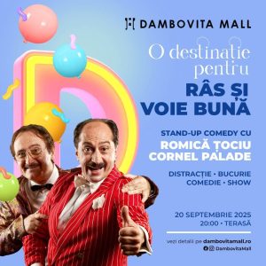 Read more about the article Romică Țociu și Cornel Palade condimentează toamna cu hohote de râs, la Dâmbovița Mall