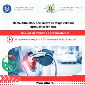 Read more about the article Florin Bănică: „AFM își exprimă angajamentul ferm pentru demararea Rabla Auto 2025” 
