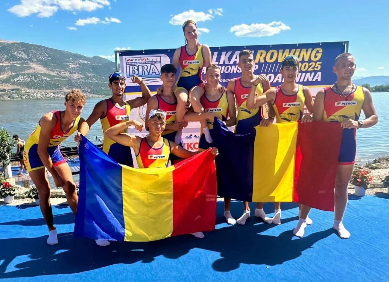 You are currently viewing Zece medalii pentru România la Campionatele Balcanice de Canotaj de la Ioannina