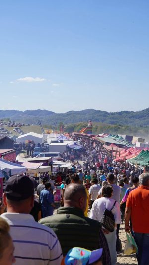 Read more about the article Toamna a coborât pe dealurile Runcului, unde mii de oameni au participat la Răvășitul Oilor